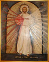 Icon of the divine mercy